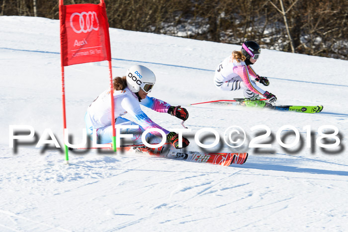 Dt. Schülercup U16 Finale,Parallelslalom, 04.03.2018, Siegerehrungen DSC gesamt