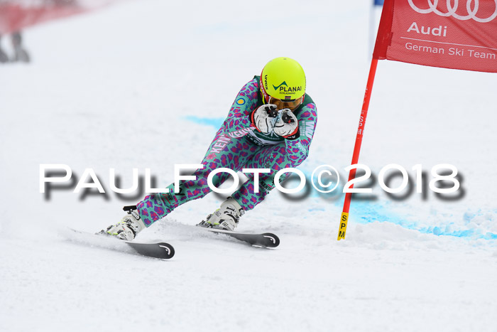 FIS, Int. Dt. Meisterschaft Super-G, NC,  Damen + Herren, 23.03.2018