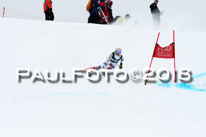 FIS, Int. Dt. Meisterschaft Super-G, NC,  Damen + Herren, 23.03.2018