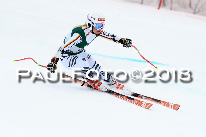 FIS, Int. Dt. Meisterschaft Super-G, NC,  Damen + Herren, 23.03.2018