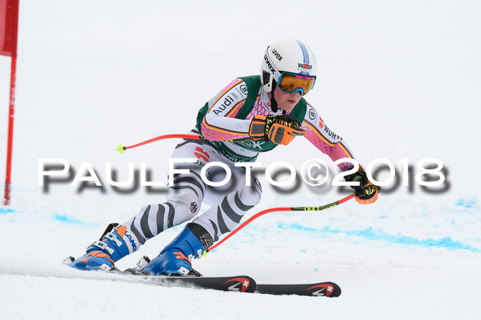 FIS, Int. Dt. Meisterschaft Super-G, NC,  Damen + Herren, 23.03.2018