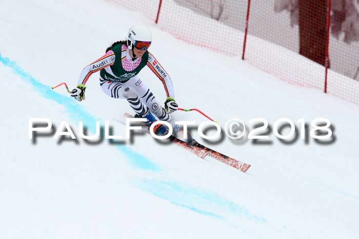 FIS, Int. Dt. Meisterschaft Super-G, NC,  Damen + Herren, 23.03.2018