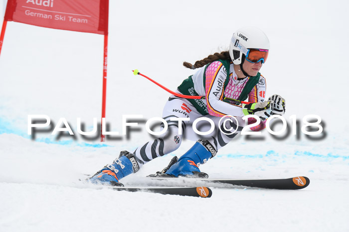 FIS, Int. Dt. Meisterschaft Super-G, NC,  Damen + Herren, 23.03.2018