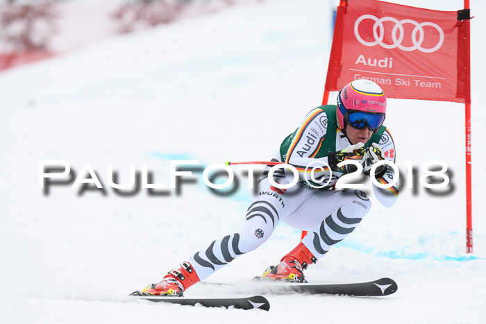 FIS, Int. Dt. Meisterschaft Super-G, NC,  Damen + Herren, 23.03.2018