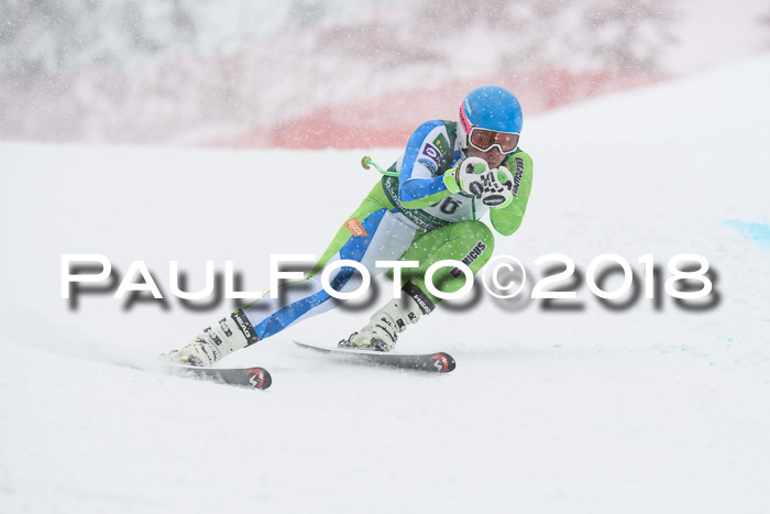 FIS, Int. Dt. Meisterschaft Super-G, NC,  Damen + Herren, 23.03.2018