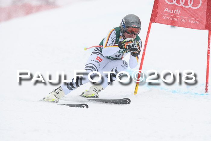 FIS, Int. Dt. Meisterschaft Super-G, NC,  Damen + Herren, 23.03.2018