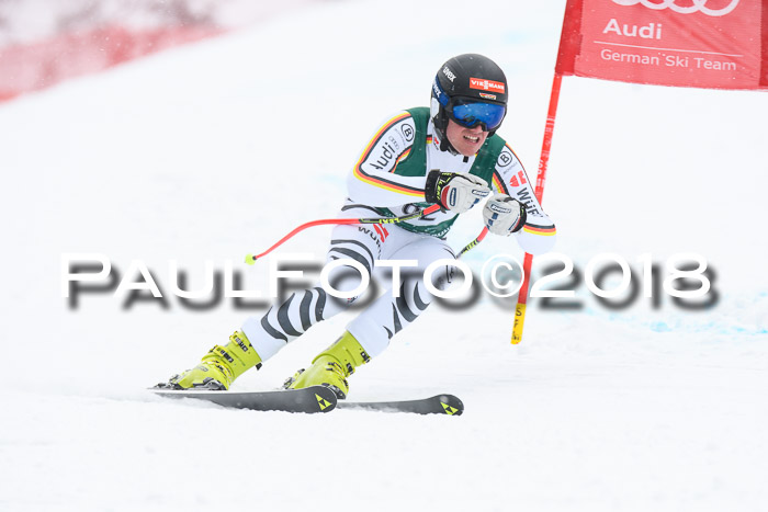 FIS, Int. Dt. Meisterschaft Super-G, NC,  Damen + Herren, 23.03.2018