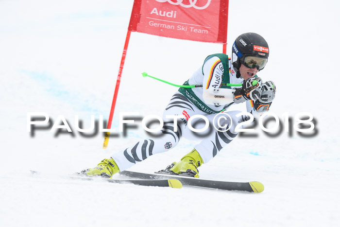 FIS, Int. Dt. Meisterschaft Super-G, NC,  Damen + Herren, 23.03.2018