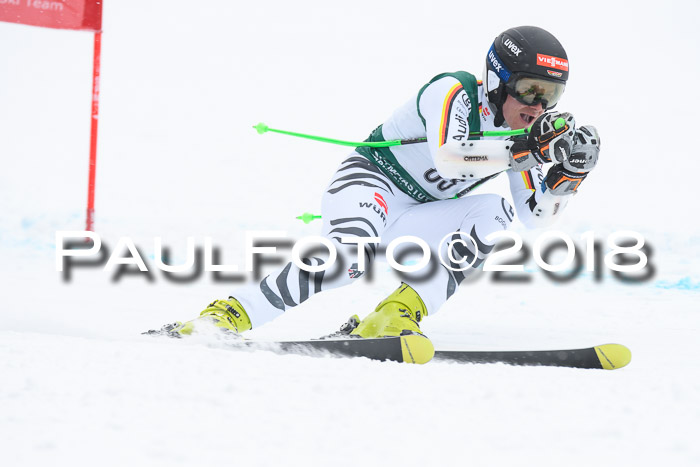 FIS, Int. Dt. Meisterschaft Super-G, NC,  Damen + Herren, 23.03.2018