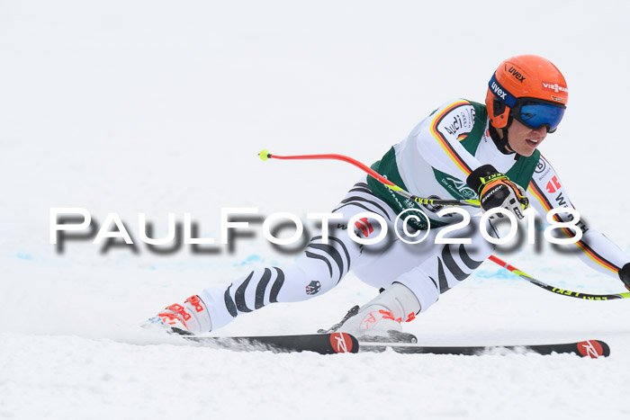 FIS, Int. Dt. Meisterschaft Super-G, NC,  Damen + Herren, 23.03.2018