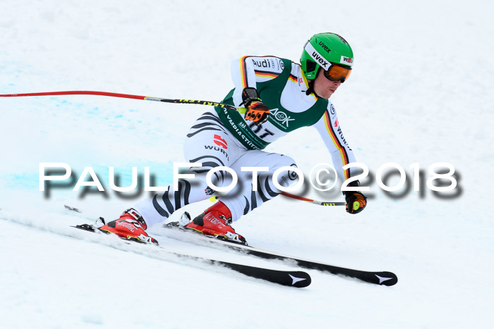 FIS, Int. Dt. Meisterschaft Super-G, NC,  Damen + Herren, 23.03.2018