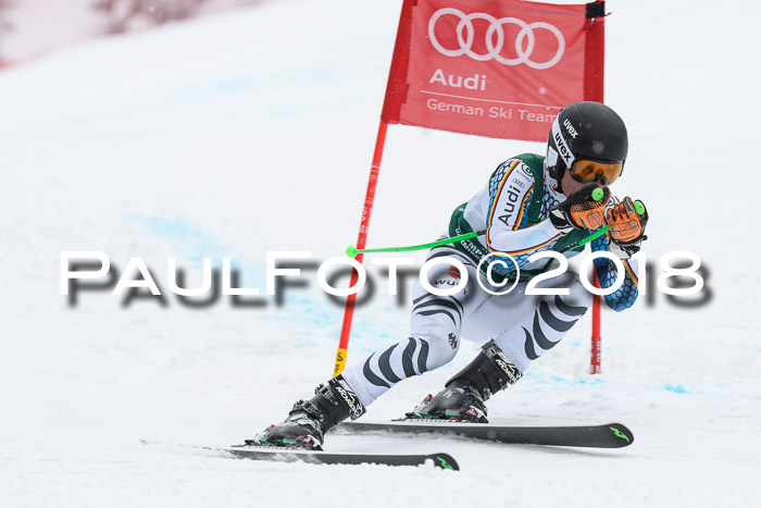 FIS, Int. Dt. Meisterschaft Super-G, NC,  Damen + Herren, 23.03.2018