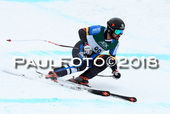 FIS, Int. Dt. Meisterschaft Super-G, NC,  Damen + Herren, 23.03.2018