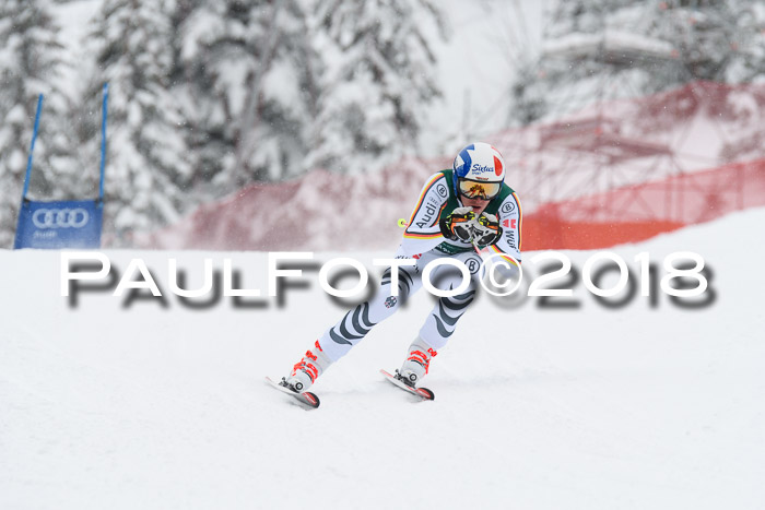 FIS, Int. Dt. Meisterschaft Super-G, NC,  Damen + Herren, 23.03.2018