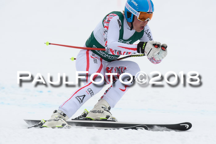 FIS, Int. Dt. Meisterschaft Super-G, NC,  Damen + Herren, 23.03.2018