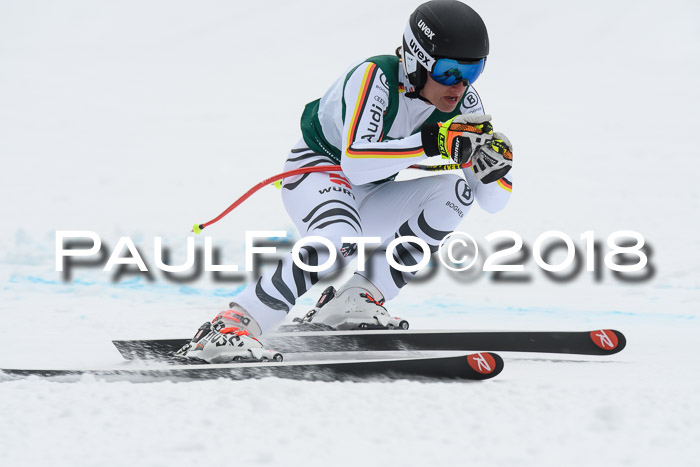 FIS, Int. Dt. Meisterschaft Super-G, NC,  Damen + Herren, 23.03.2018