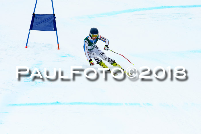 FIS, Int. Dt. Meisterschaft Super-G, NC,  Damen + Herren, 23.03.2018