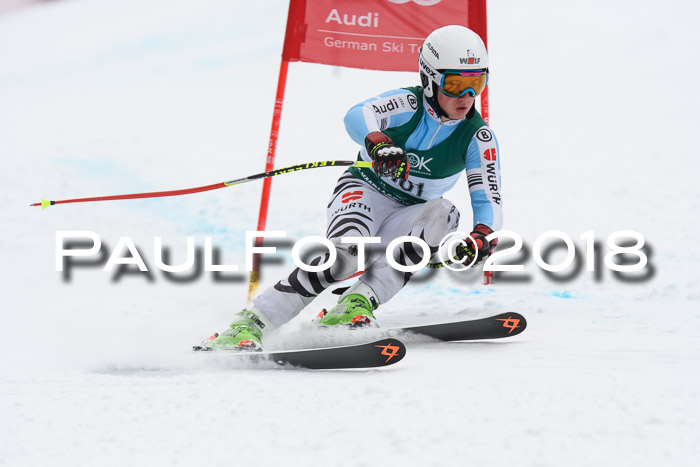 FIS, Int. Dt. Meisterschaft Super-G, NC,  Damen + Herren, 23.03.2018