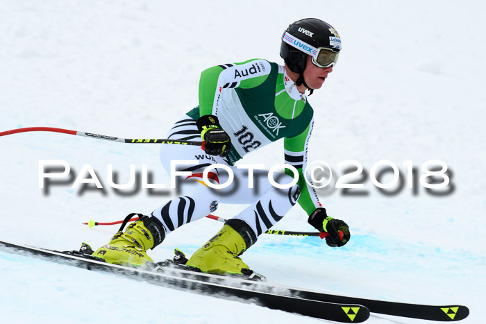 FIS, Int. Dt. Meisterschaft Super-G, NC,  Damen + Herren, 23.03.2018