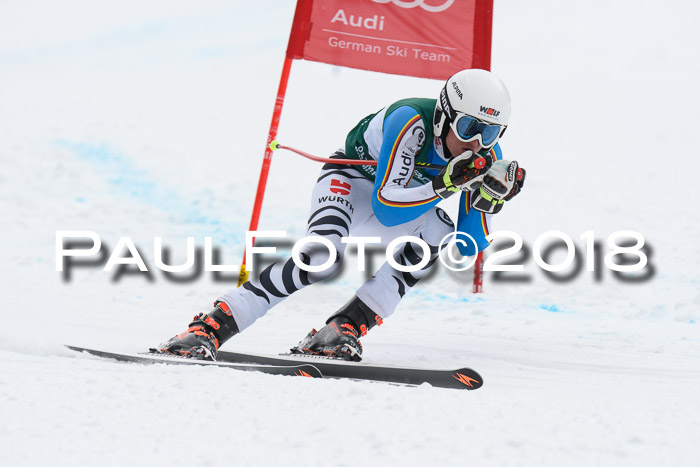 FIS, Int. Dt. Meisterschaft Super-G, NC,  Damen + Herren, 23.03.2018