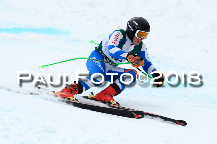 FIS, Int. Dt. Meisterschaft Super-G, NC,  Damen + Herren, 23.03.2018