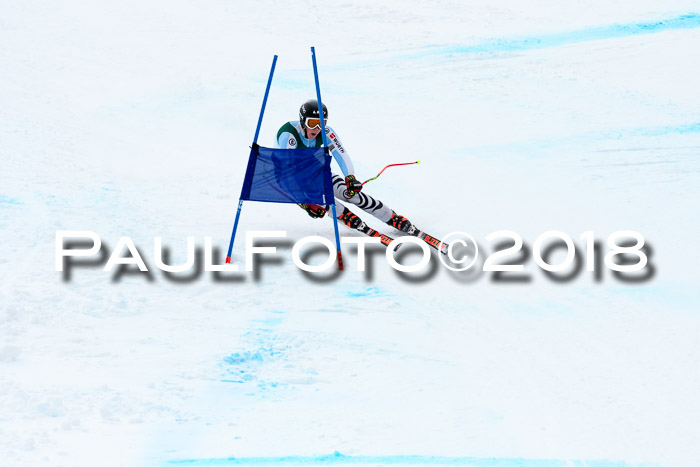 FIS, Int. Dt. Meisterschaft Super-G, NC,  Damen + Herren, 23.03.2018