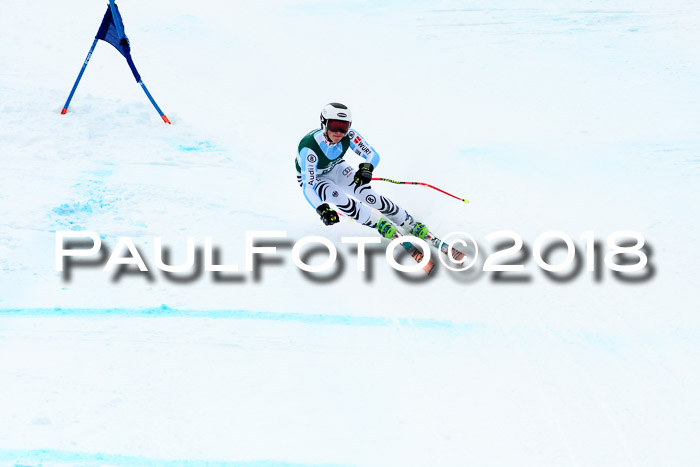 FIS, Int. Dt. Meisterschaft Super-G, NC,  Damen + Herren, 23.03.2018