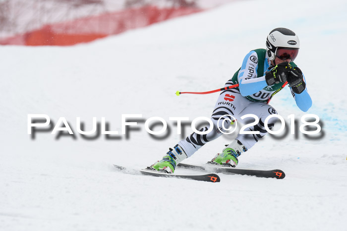 FIS, Int. Dt. Meisterschaft Super-G, NC,  Damen + Herren, 23.03.2018