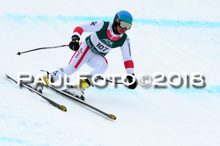 FIS, Int. Dt. Meisterschaft Super-G, NC,  Damen + Herren, 23.03.2018