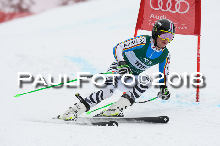 FIS, Int. Dt. Meisterschaft Super-G, NC,  Damen + Herren, 23.03.2018