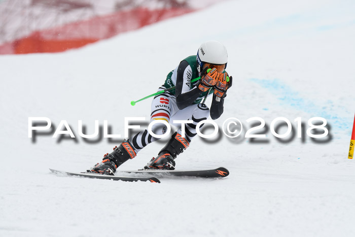 FIS, Int. Dt. Meisterschaft Super-G, NC,  Damen + Herren, 23.03.2018