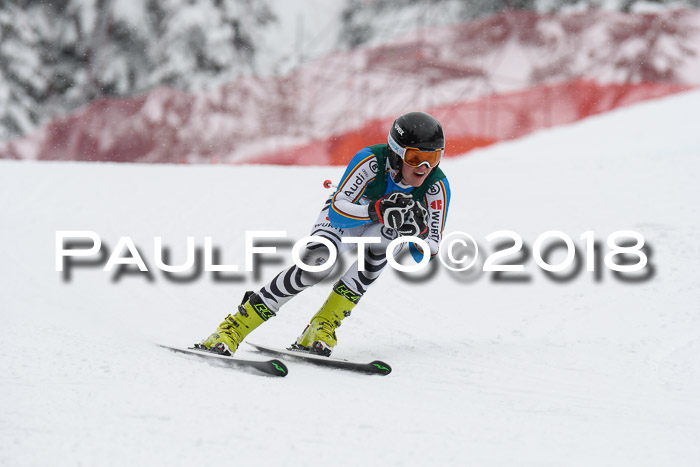 FIS, Int. Dt. Meisterschaft Super-G, NC,  Damen + Herren, 23.03.2018