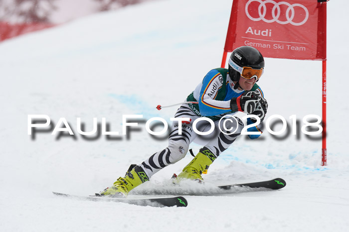 FIS, Int. Dt. Meisterschaft Super-G, NC,  Damen + Herren, 23.03.2018