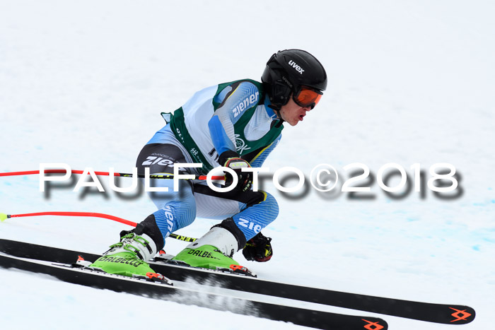 FIS, Int. Dt. Meisterschaft Super-G, NC,  Damen + Herren, 23.03.2018