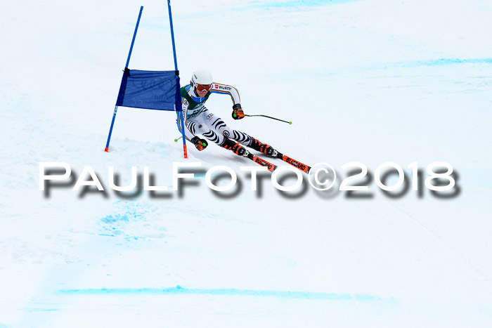 FIS, Int. Dt. Meisterschaft Super-G, NC,  Damen + Herren, 23.03.2018