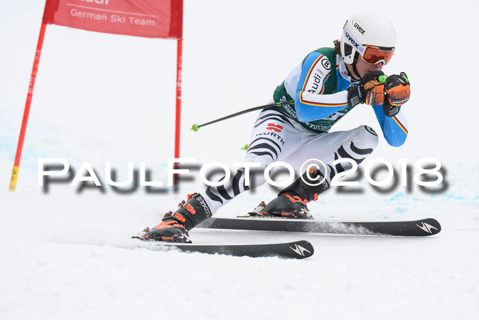 FIS, Int. Dt. Meisterschaft Super-G, NC,  Damen + Herren, 23.03.2018