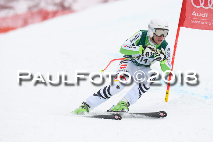 FIS, Int. Dt. Meisterschaft Super-G, NC,  Damen + Herren, 23.03.2018