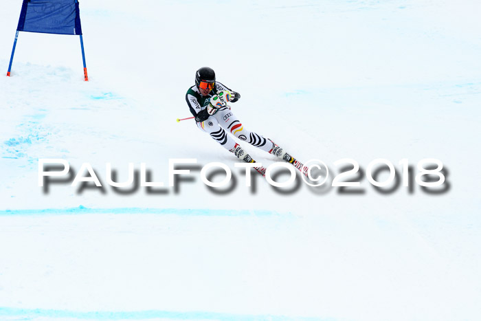 FIS, Int. Dt. Meisterschaft Super-G, NC,  Damen + Herren, 23.03.2018