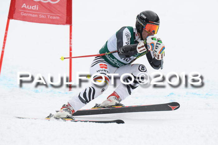 FIS, Int. Dt. Meisterschaft Super-G, NC,  Damen + Herren, 23.03.2018