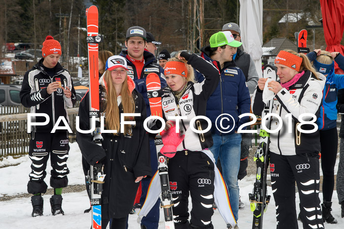 FIS, Int. Dt. Meisterschaft Super-G, NC,  Damen + Herren, 23.03.2018