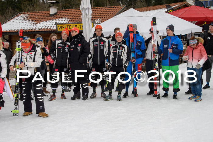 FIS, Int. Dt. Meisterschaft Super-G, NC,  Damen + Herren, 23.03.2018