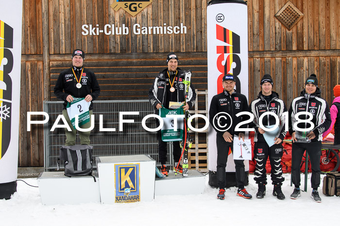 FIS, Int. Dt. Meisterschaft Super-G, NC,  Damen + Herren, 23.03.2018