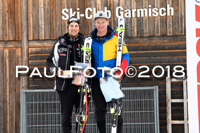 FIS, Int. Dt. Meisterschaft Super-G, NC,  Damen + Herren, 23.03.2018