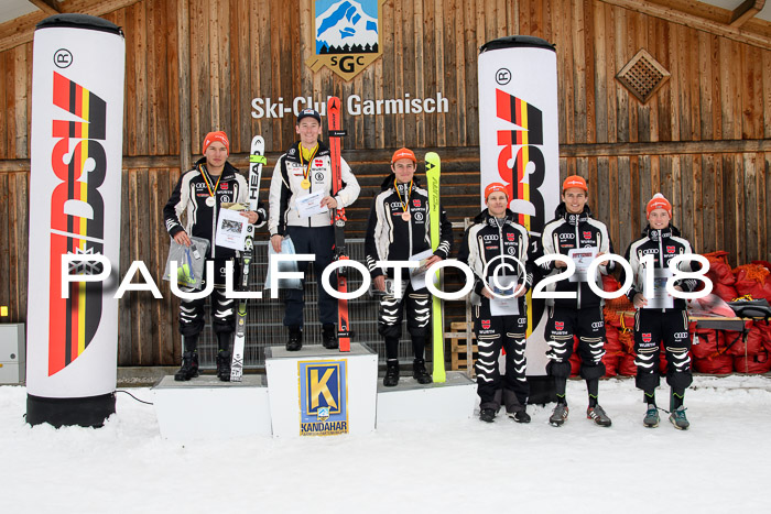 FIS, Int. Dt. Meisterschaft Super-G, NC,  Damen + Herren, 23.03.2018