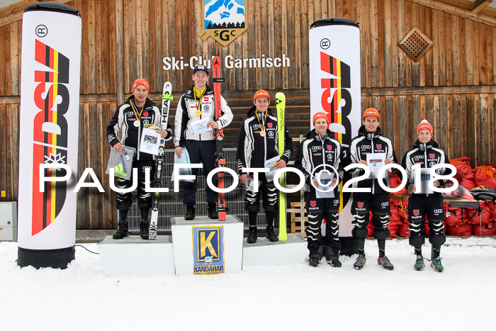 FIS, Int. Dt. Meisterschaft Super-G, NC,  Damen + Herren, 23.03.2018