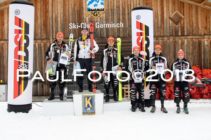 FIS, Int. Dt. Meisterschaft Super-G, NC,  Damen + Herren, 23.03.2018