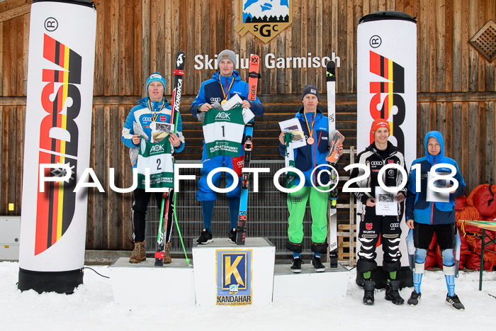 FIS, Int. Dt. Meisterschaft Super-G, NC,  Damen + Herren, 23.03.2018