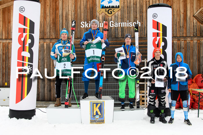 FIS, Int. Dt. Meisterschaft Super-G, NC,  Damen + Herren, 23.03.2018