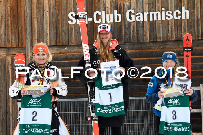 FIS, Int. Dt. Meisterschaft Super-G, NC,  Damen + Herren, 23.03.2018
