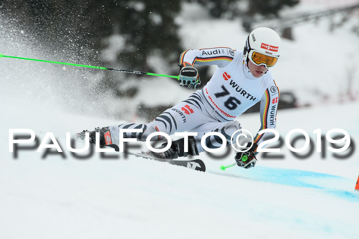 FIS + NJC Riesenslalom Damen + Herren 02.02.2019